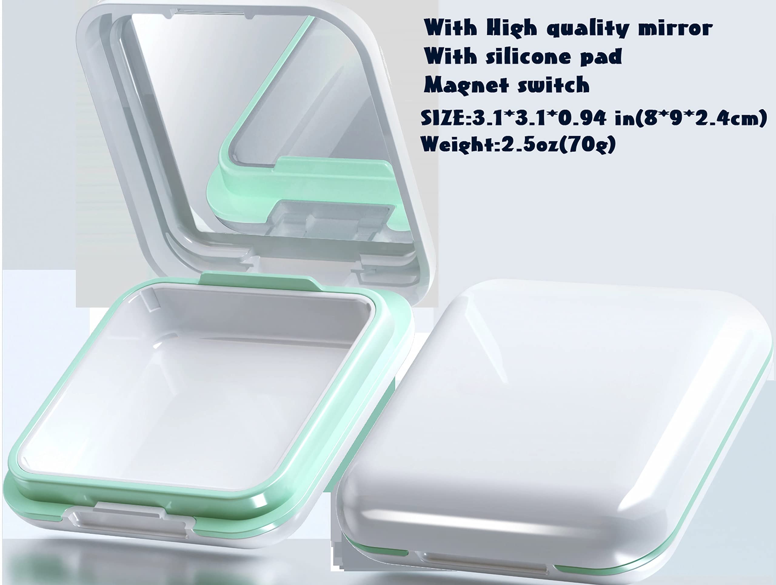 MURRI&MURRDI 2 Pack Retainer Case – Denture Storage & Travel Kit