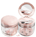 MURRI&MURRDI Pink Retainer Mouth Guard Soak Container – Denture Bath Case with Strainer