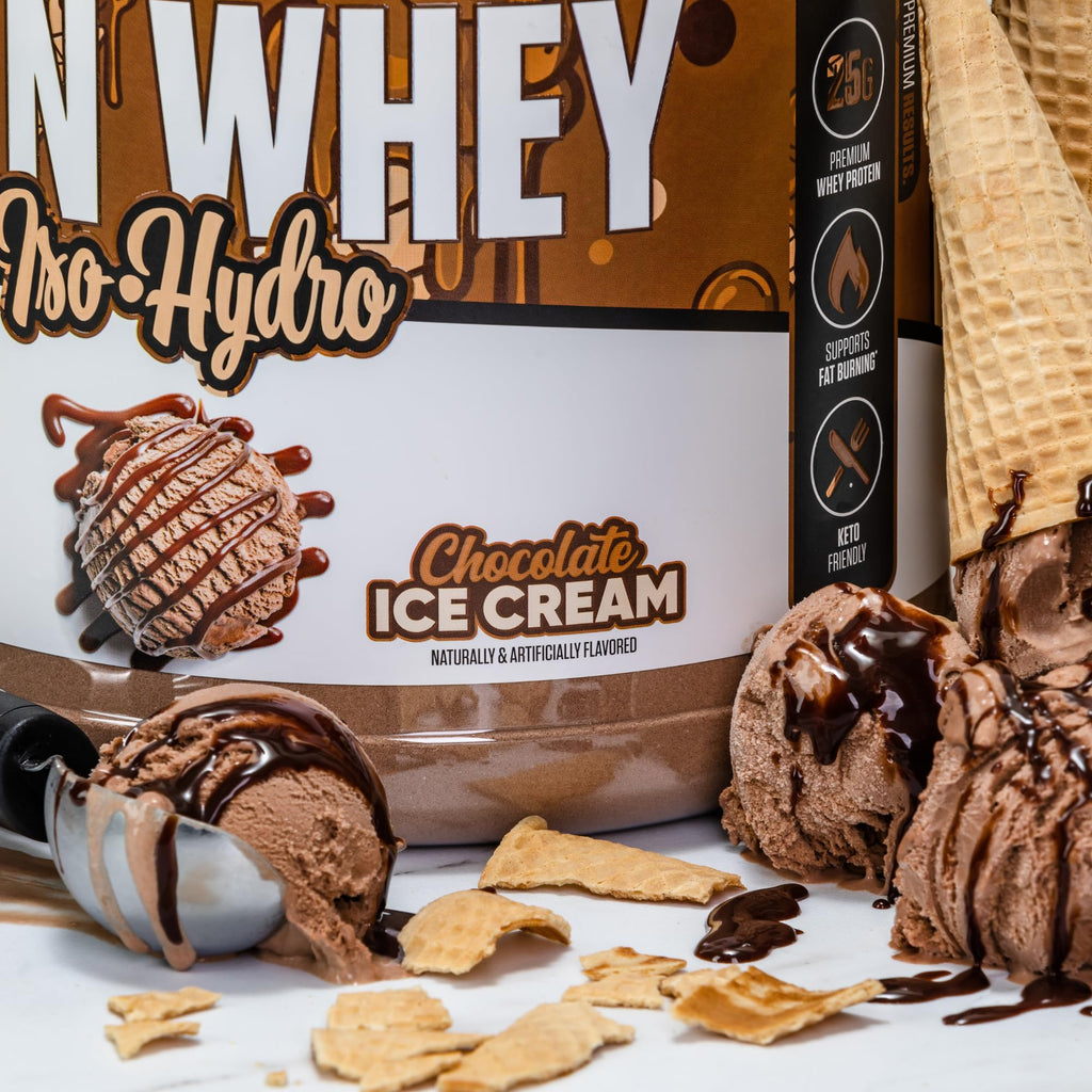 Musclesport Lean Whey Revolution Protein Powder | 25g Protein per Scoop | Whey Isolate & Hydrolysate | Low Calorie, Low Carb, Low Fat | 5lb Chocolate Ice Cream