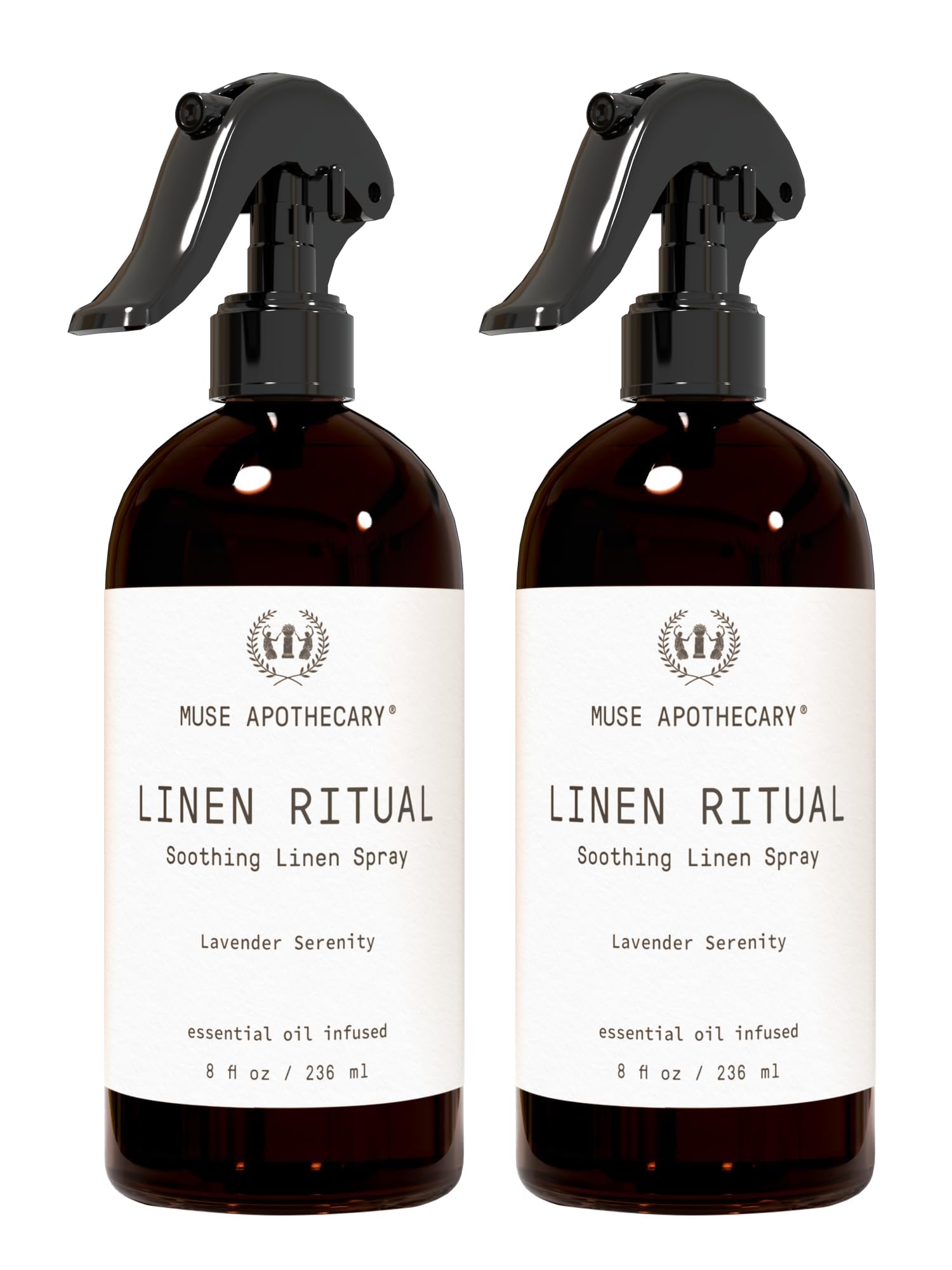 Muse Apothecary Linen Ritual – Aromatic Linen Spray for Bedding, Laundry & Fabric | Lavender Serenity