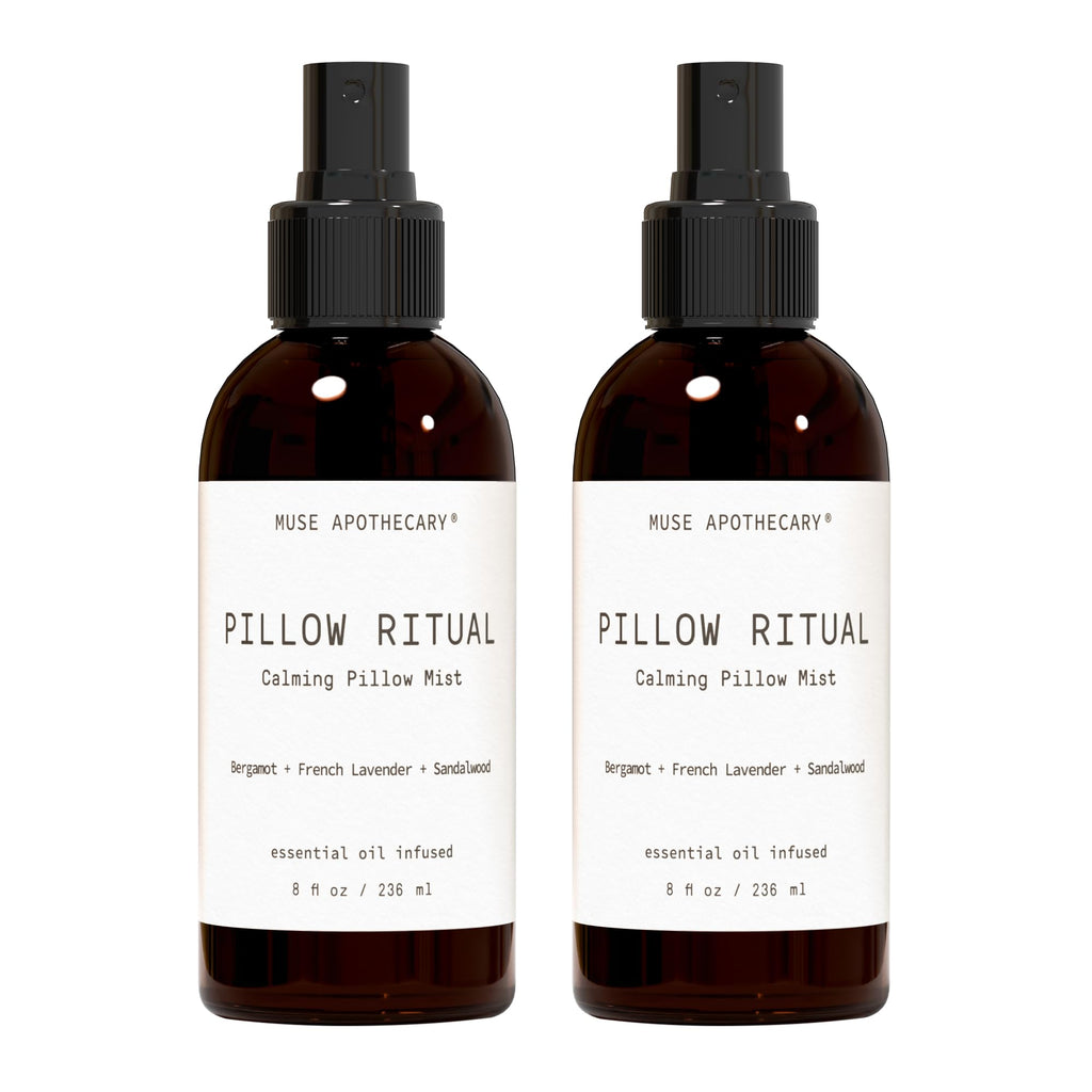 Muse Apothecary Pillow Ritual - Aromatic Pillow Mist with Bergamot, French Lavender & Sandalwood - 8 oz
