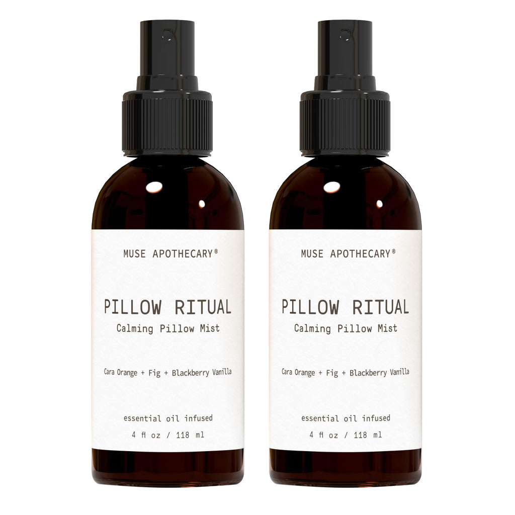Muse Apothecary Pillow Ritual – Aromatic Calming Pillow Mist (4 oz) | Cara Orange + Fig + Blackberry Vanilla