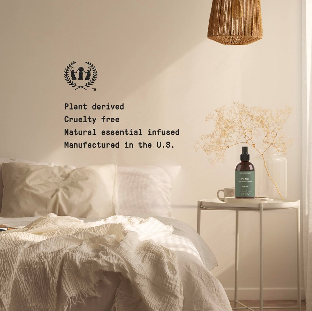 Muse Apothecary Pillow Ritual – Calming Pillow Mist (Warm Cedar)