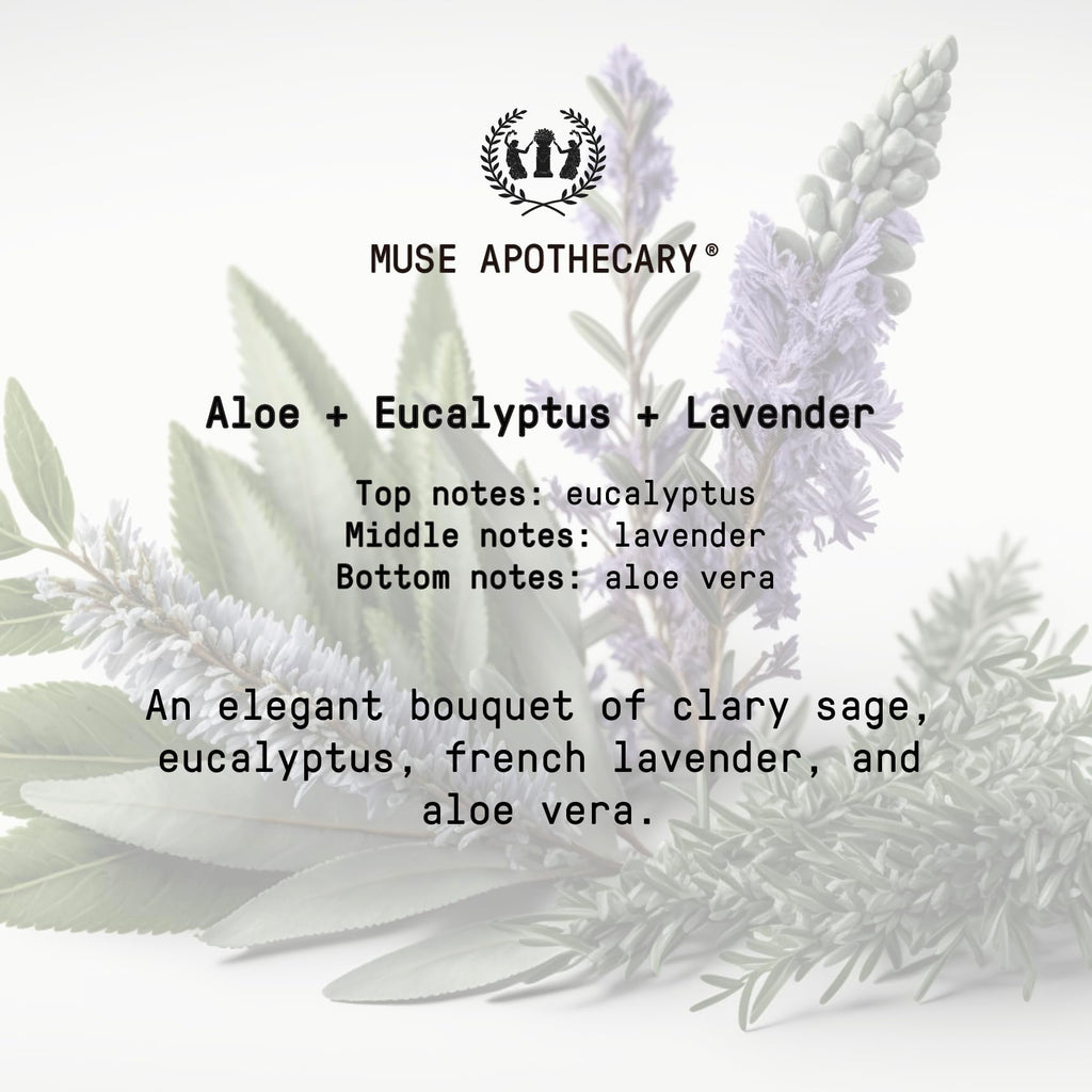 Muse Apothecary Room Ritual - Aromatic Room Mist 4 oz (Aloe + Eucalyptus + Lavender) - 2 Pack