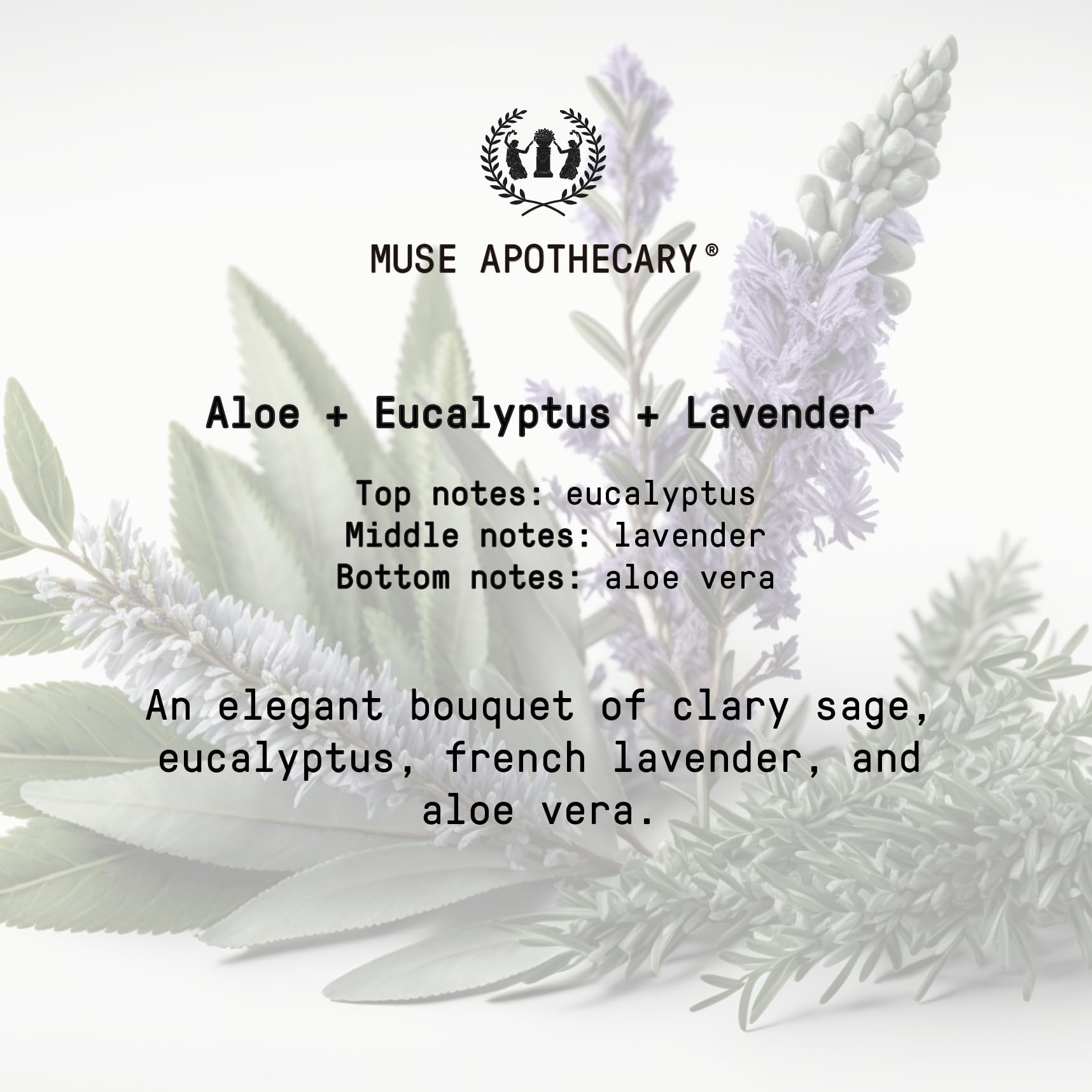 Muse Apothecary Room Ritual - Aromatic Room Mist 4 oz (Aloe + Eucalyptus + Lavender) - 2 Pack