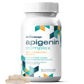 Musebeam Apigenin Supplement for Rest and Relaxation Support - 50mg Apigenin per Capsule with Magnesium Glycinate 275mg, L-Theanine 100mg, GABA 100mg - 98% Ultra-High Purity