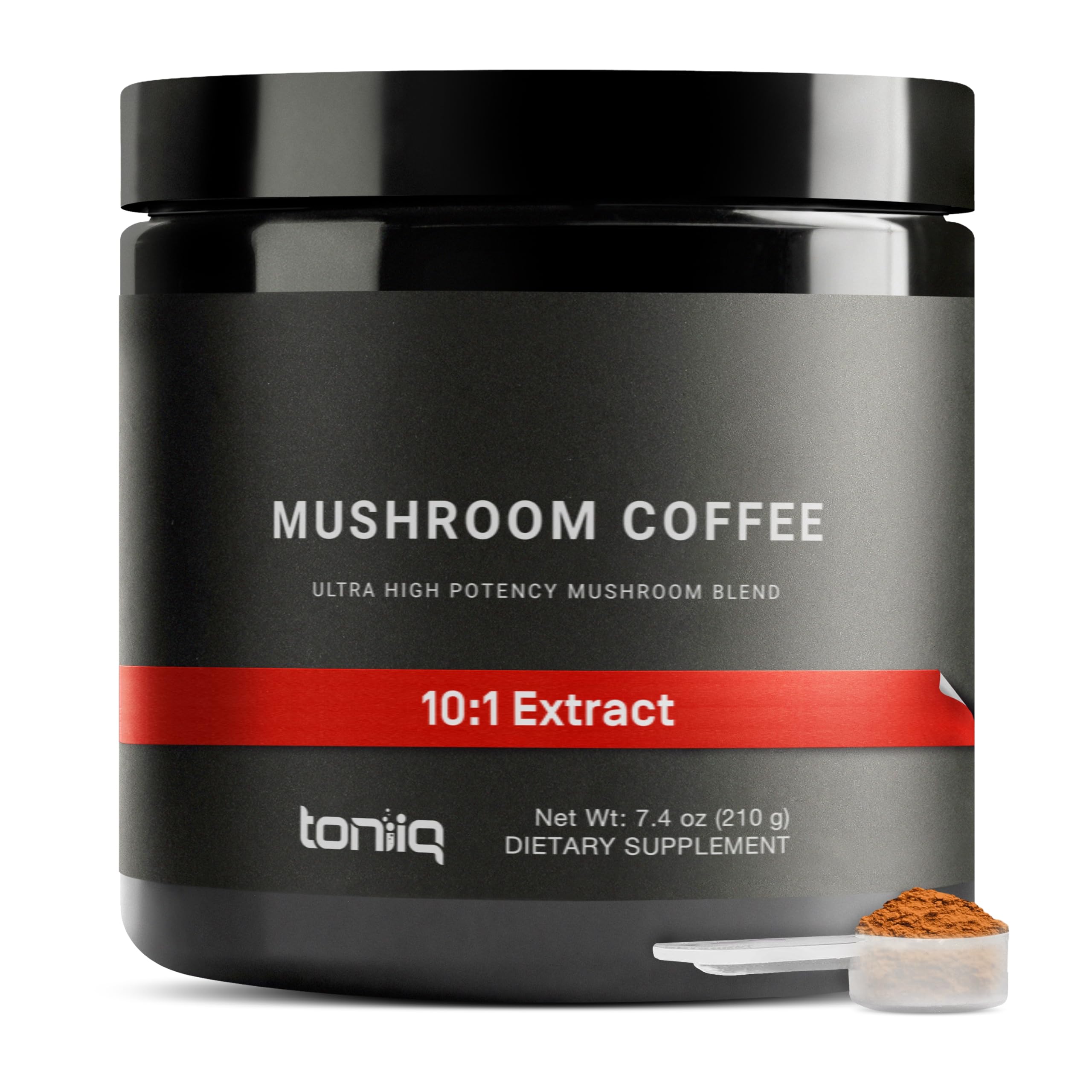Mushroom Coffee 10:1 Extract | Colombian Beans, Lion's Mane & Cordyceps | Lab Tested