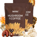 TAOTERS Mushroom Coffee 6-Mushroom Blend | Focus, Energy & Immunity | 2-Pack