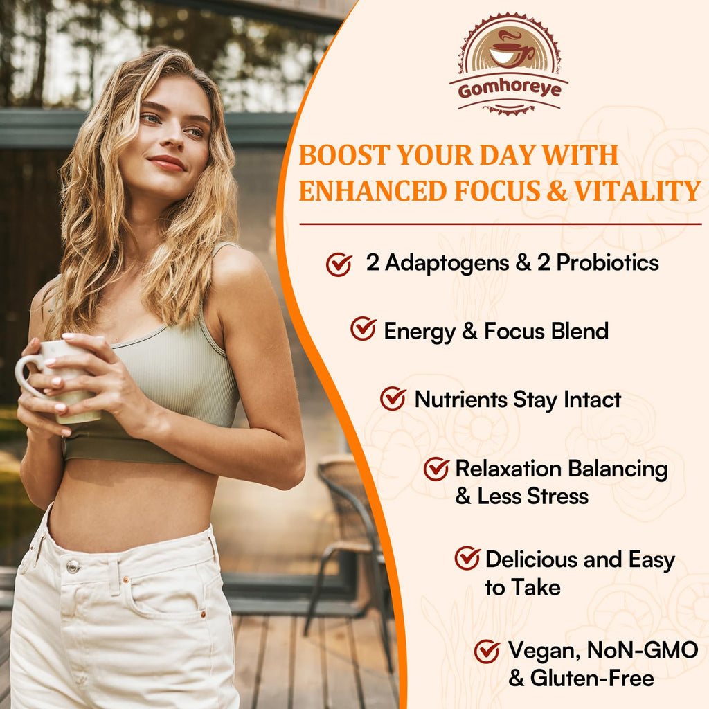 Organic Mushroom Coffee — 11 Superfood Mushrooms (Lion’s Mane, Reishi, Chaga) 5.3oz