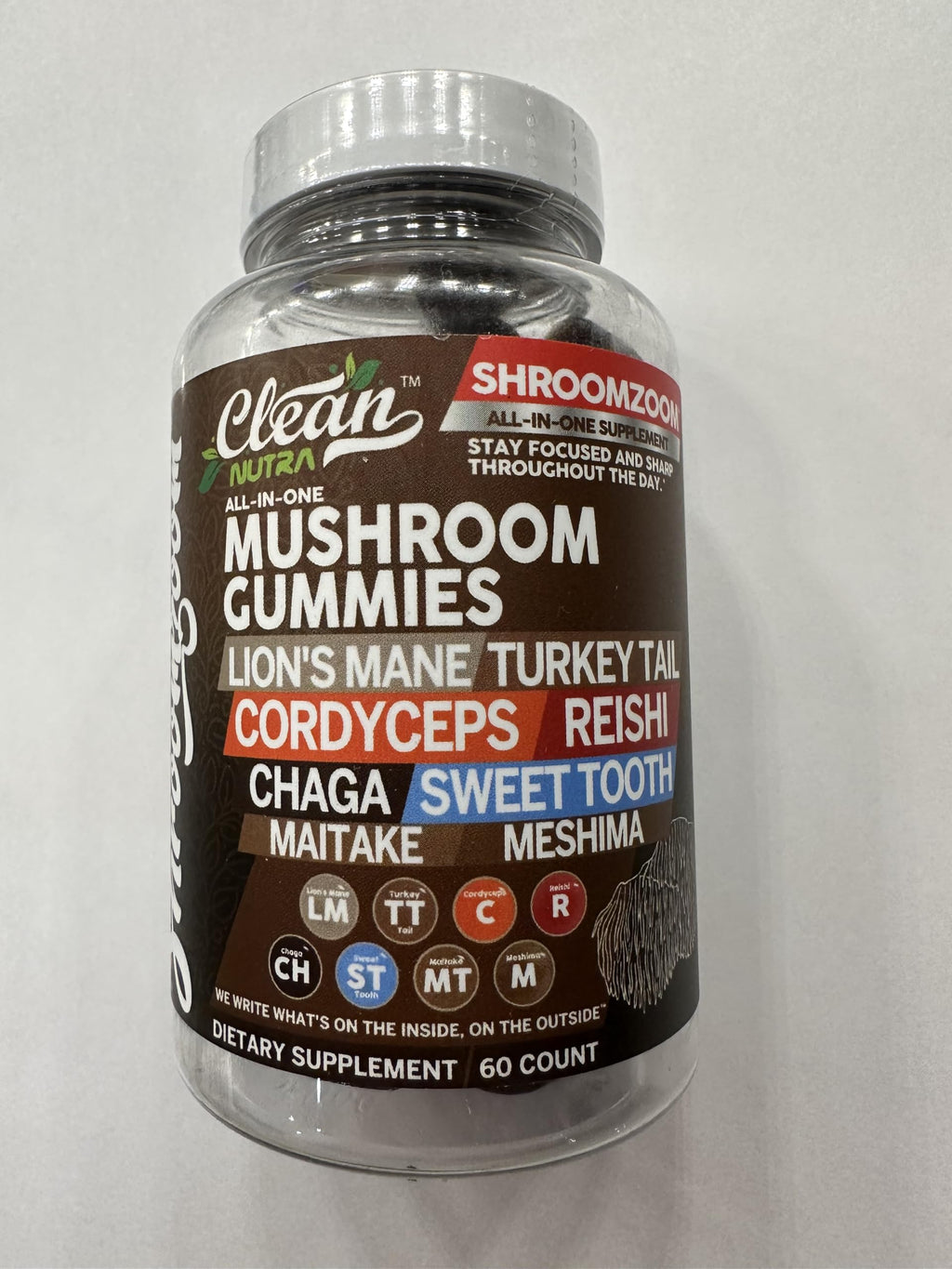 15-in-1 Mushroom Gummies with Lion's Mane, Turkey Tail & More | Immune Support for Men & Women | Clean Nutra