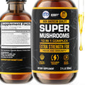 Multi-Mushroom Immune & Brain Health Supplement – Lions Mane, Reishi, Cordyceps | Made in USA