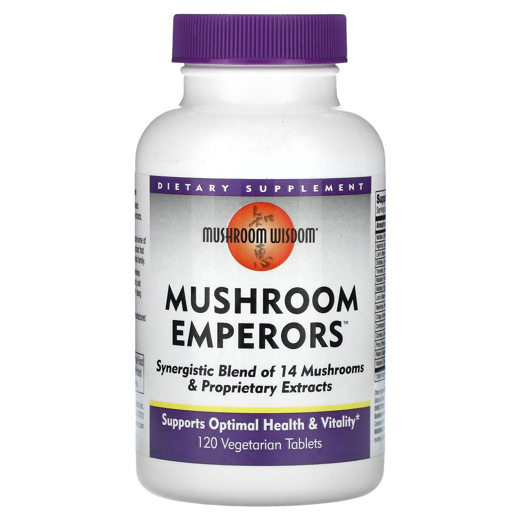 Mushroom Wisdom Mushroom Emperors - 120 Count | Health & Vitality
