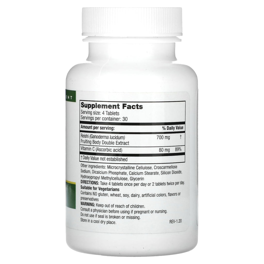 Mushroom Wisdom Super Extract Reishi, 120 Count