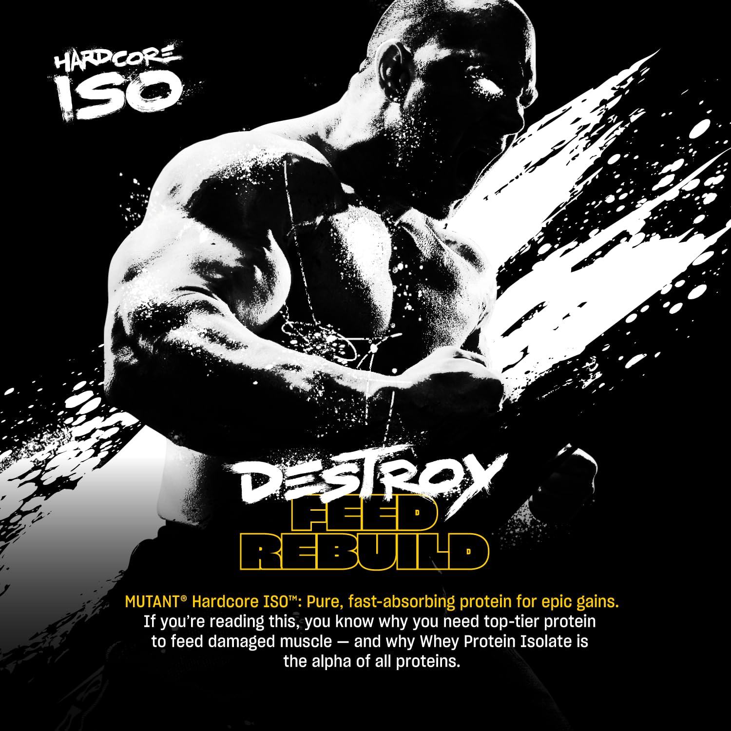 Mutant Harcode ISO Whey Protein Isolate Powder – 5 lb Peanut Butter Chocolate | Fast Absorption & 25g Protein Per Scoop