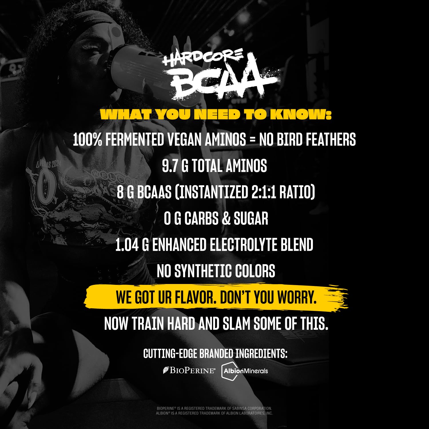 Mutant Hardcore BCAA – 30 Servings – Hydration + Recovery – Grape | Pre, Intra or Post Workout