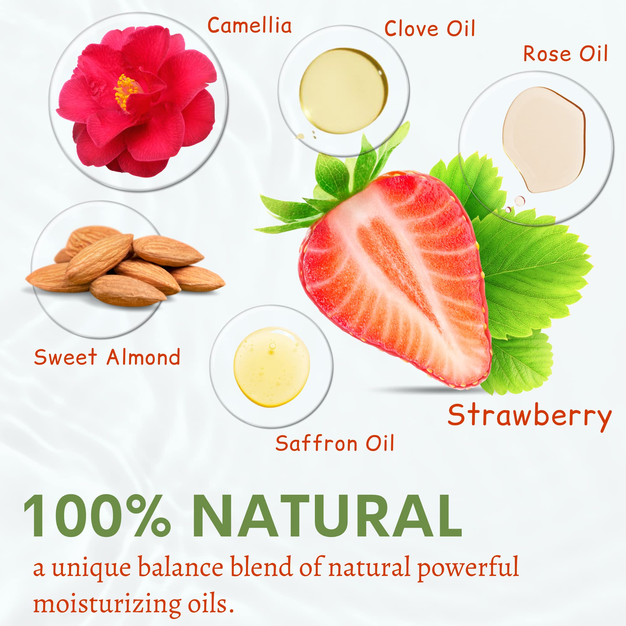 Muun Strawberry Intimate Oil – Natural Hydration for Dryness, Post-Shave Care & Ingrown Hair Prevention
