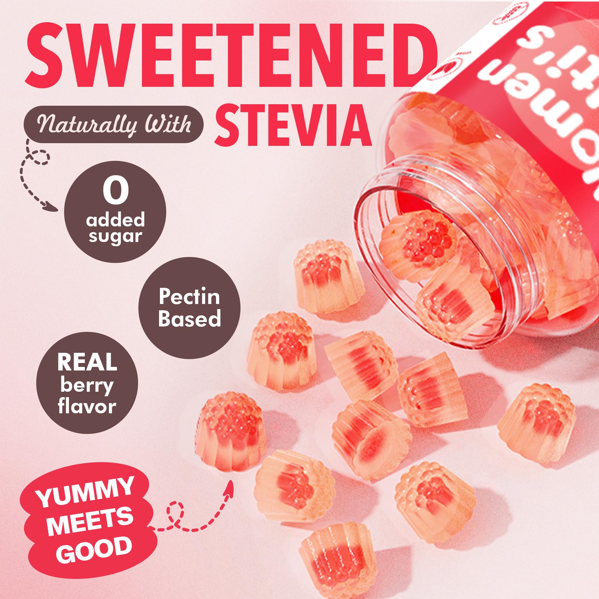 Muun Women's Multivitamin Gummy 60 Ct — Beauty, Energy & Immunity, Sugar Free