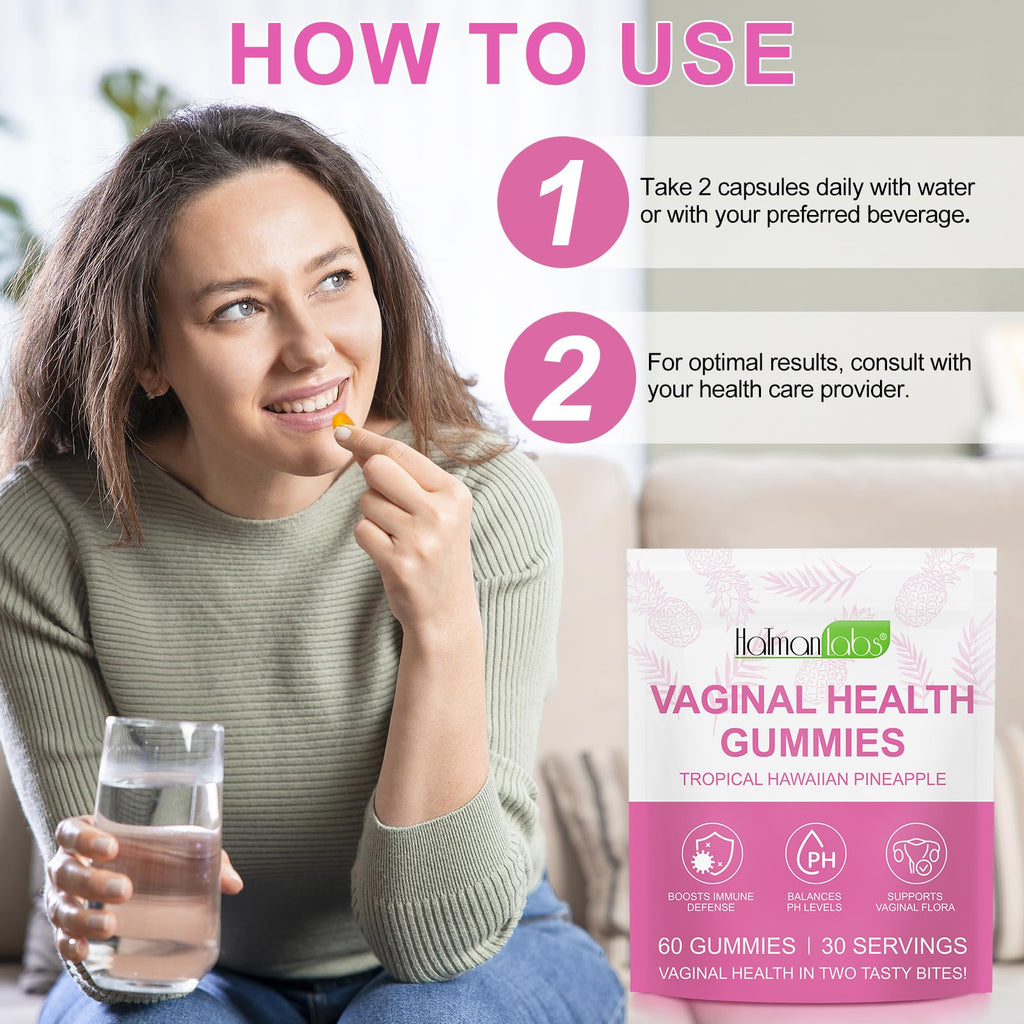 MXCZBSM Vaginal Probiotics Gummies – PH Balance, Immune Support | 60 Gummies
