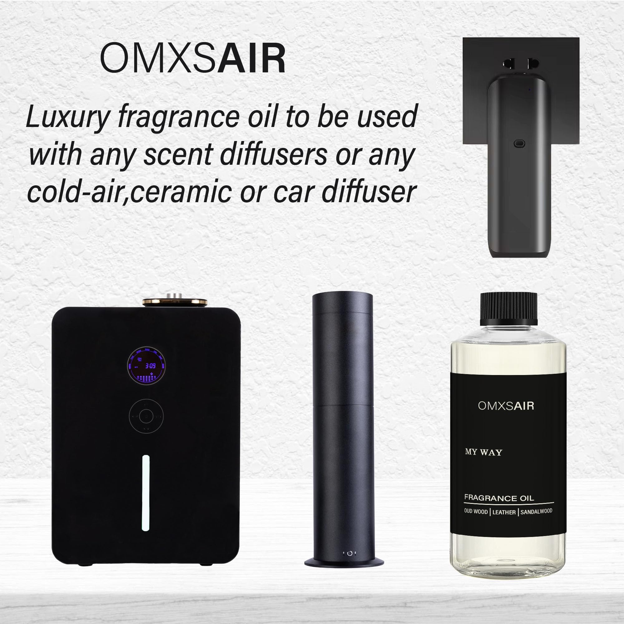 My Way Hotel Diffuser Oil 500ml – Sandalwood, Cedarwood & Iris | Luxury Aromatherapy