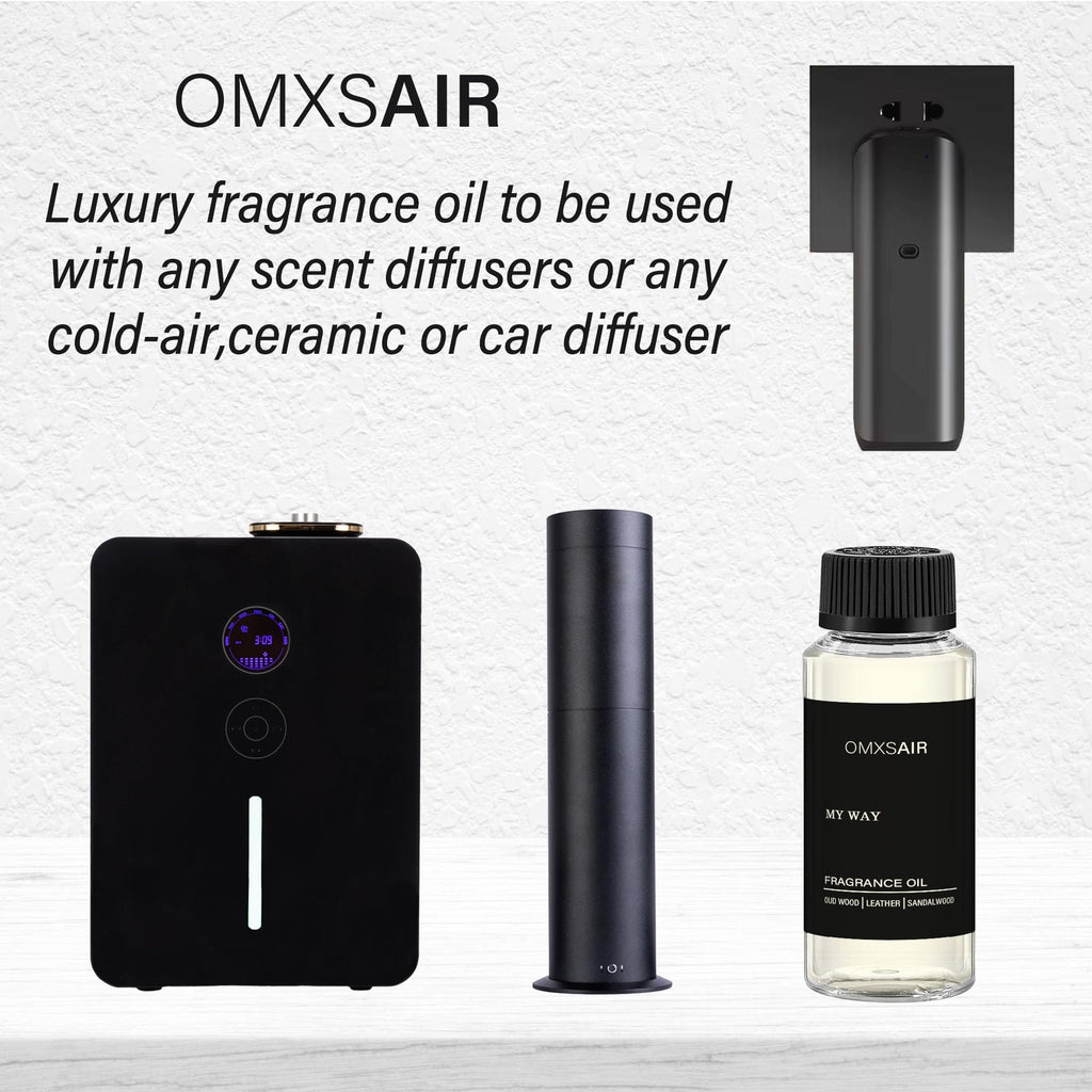 My Way Hotel Diffuser Oil 120ml – Luxury Home Fragrance (Sandalwood, Cedarwood & Iris) | Aromatherapy