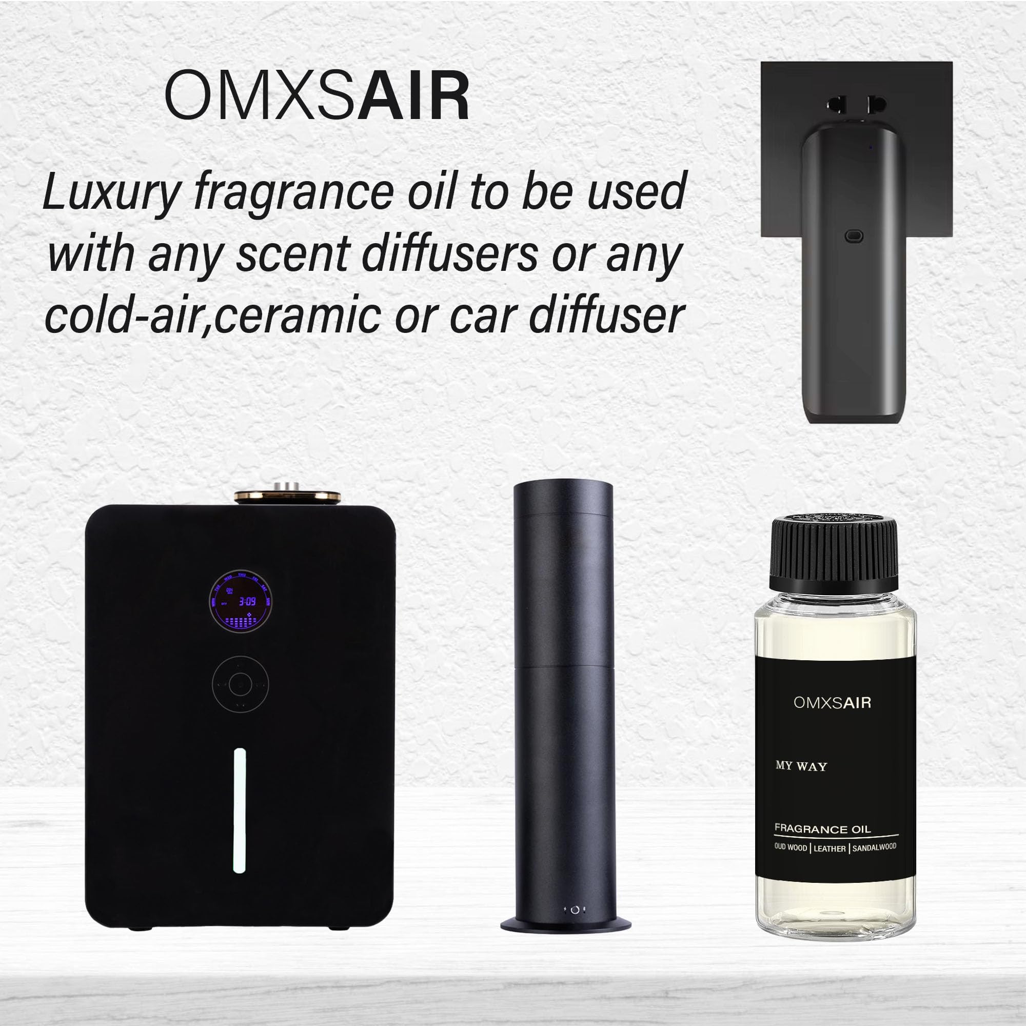 My Way Hotel Diffuser Oil 120ml – Luxury Home Fragrance (Sandalwood, Cedarwood & Iris) | Aromatherapy