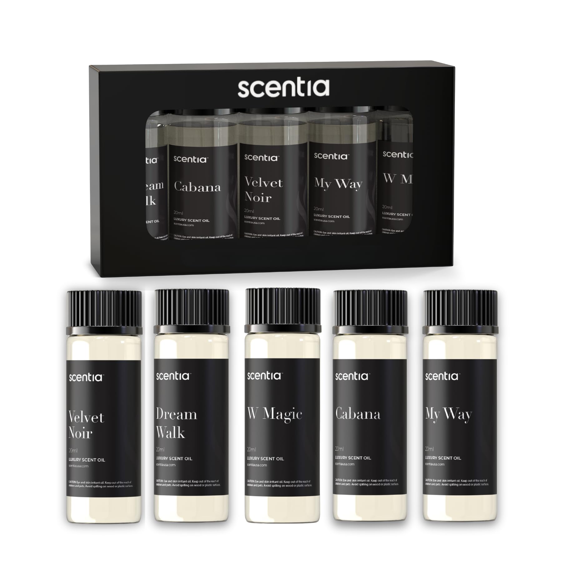 My Way Hotel Diffuser Oil – 5x20ml Gift Set Inspired by Luxury 5-Star Hotels