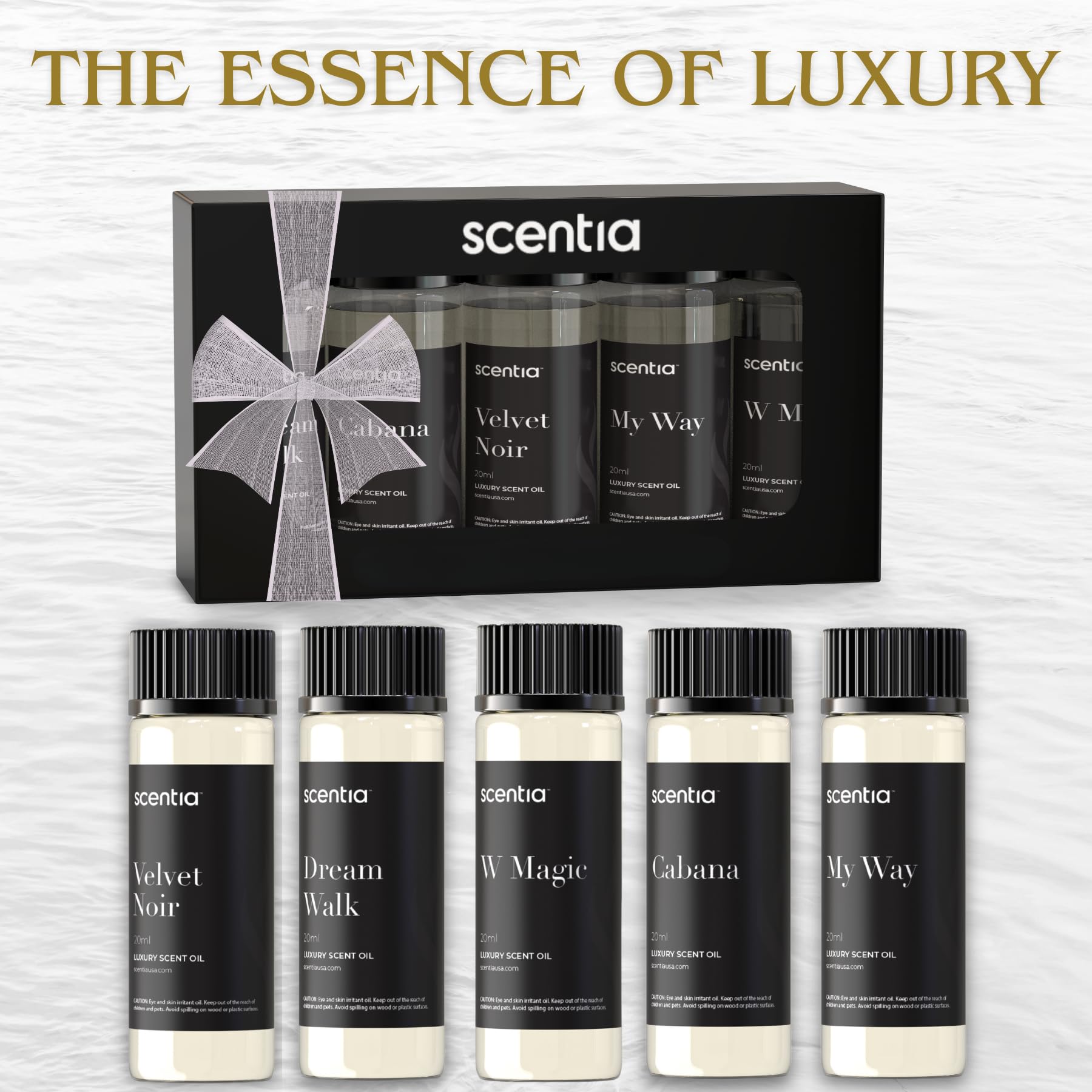My Way Hotel Diffuser Oil – 5x20ml Gift Set Inspired by Luxury 5-Star Hotels