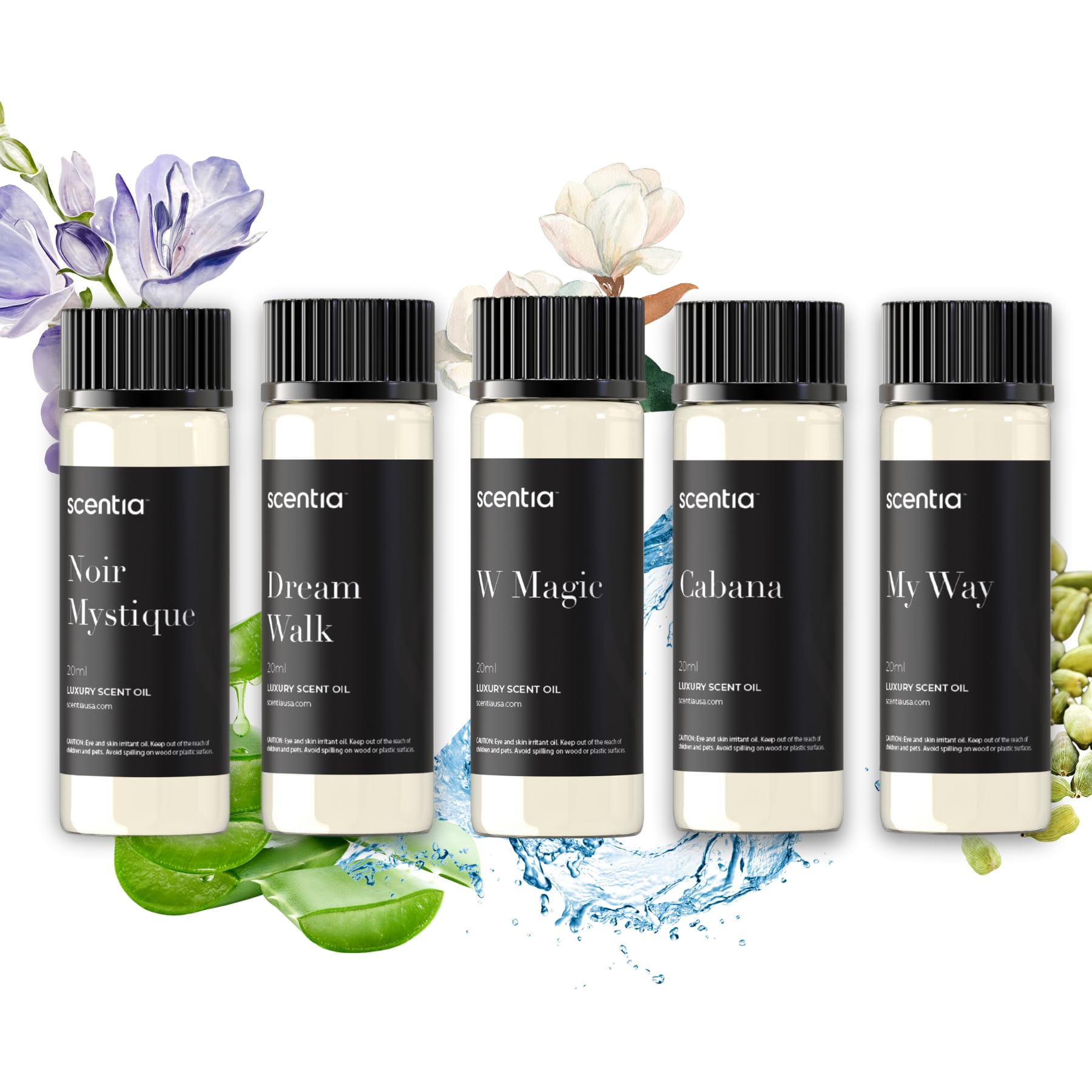 My Way Hotel Diffuser Oil – 5x20ml Gift Set Inspired by Luxury 5-Star Hotels