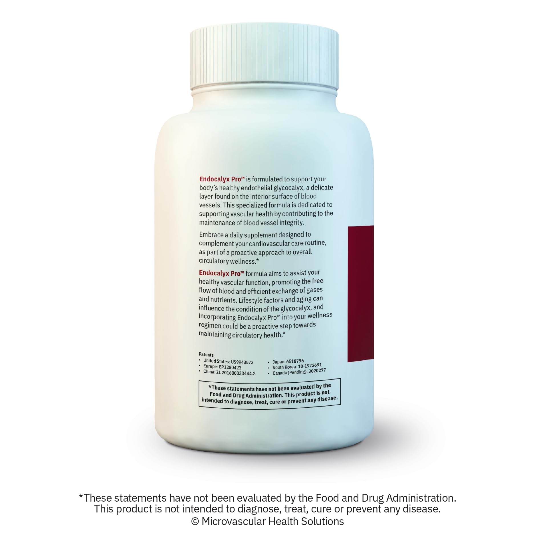 MYBODYRX Endocalyx Pro – Endothelial Glycocalyx Support, 120 Veggie Capsules | Vascular & Microcirculation Health | Patented Formula