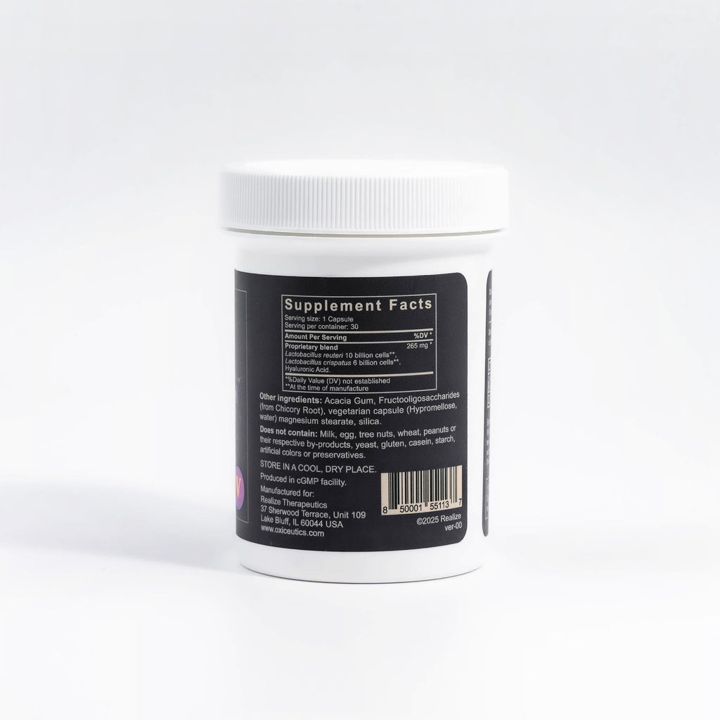 MyCrispatus Probiotic – High-CFU L. crispatus & L. reuteri LRDR + HA – 30 Veg Caps