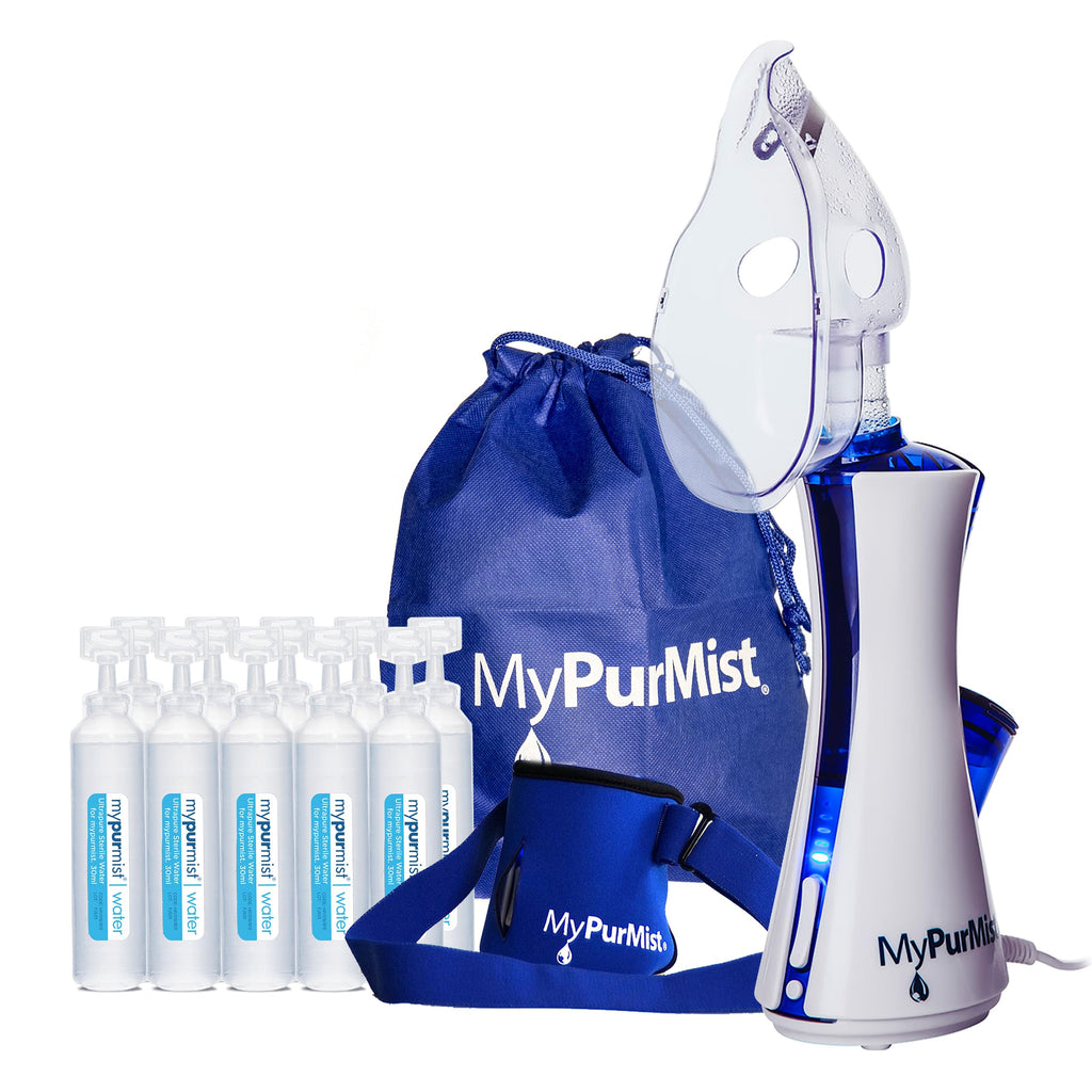 MyPurMist New Classic Handheld Steam Inhaler – Quick, Drug-Free Steam with Hands-Free Holder