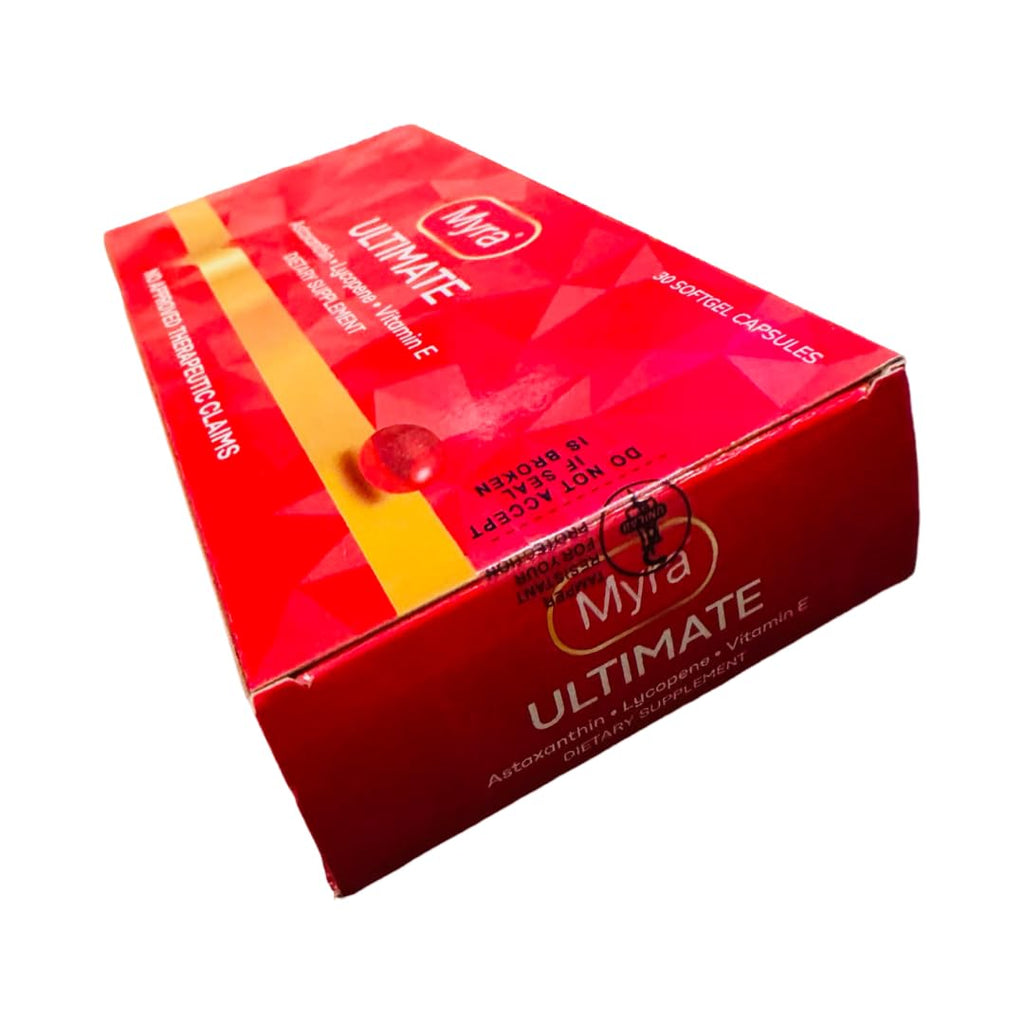 Myra Utimate with Astaxanthin, Lycopene & Vitamin E | 30 Softgel Capsules