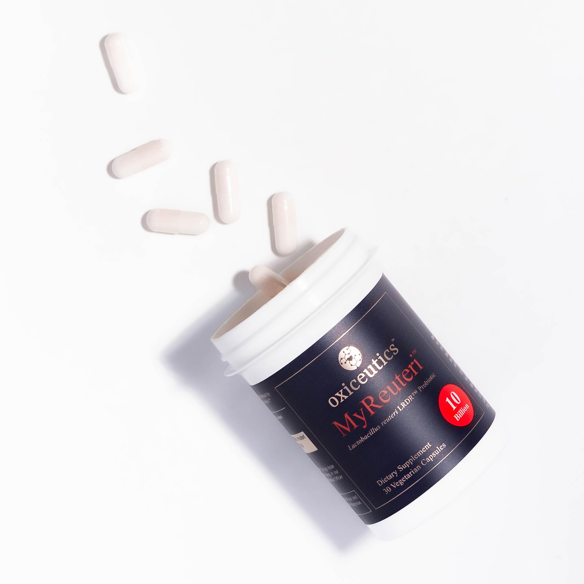 oxiceutics MyReuteri 10 Billion CFU Probiotic – Yogurt-Style Starter + FOS Prebiotic by Dr. William Davis