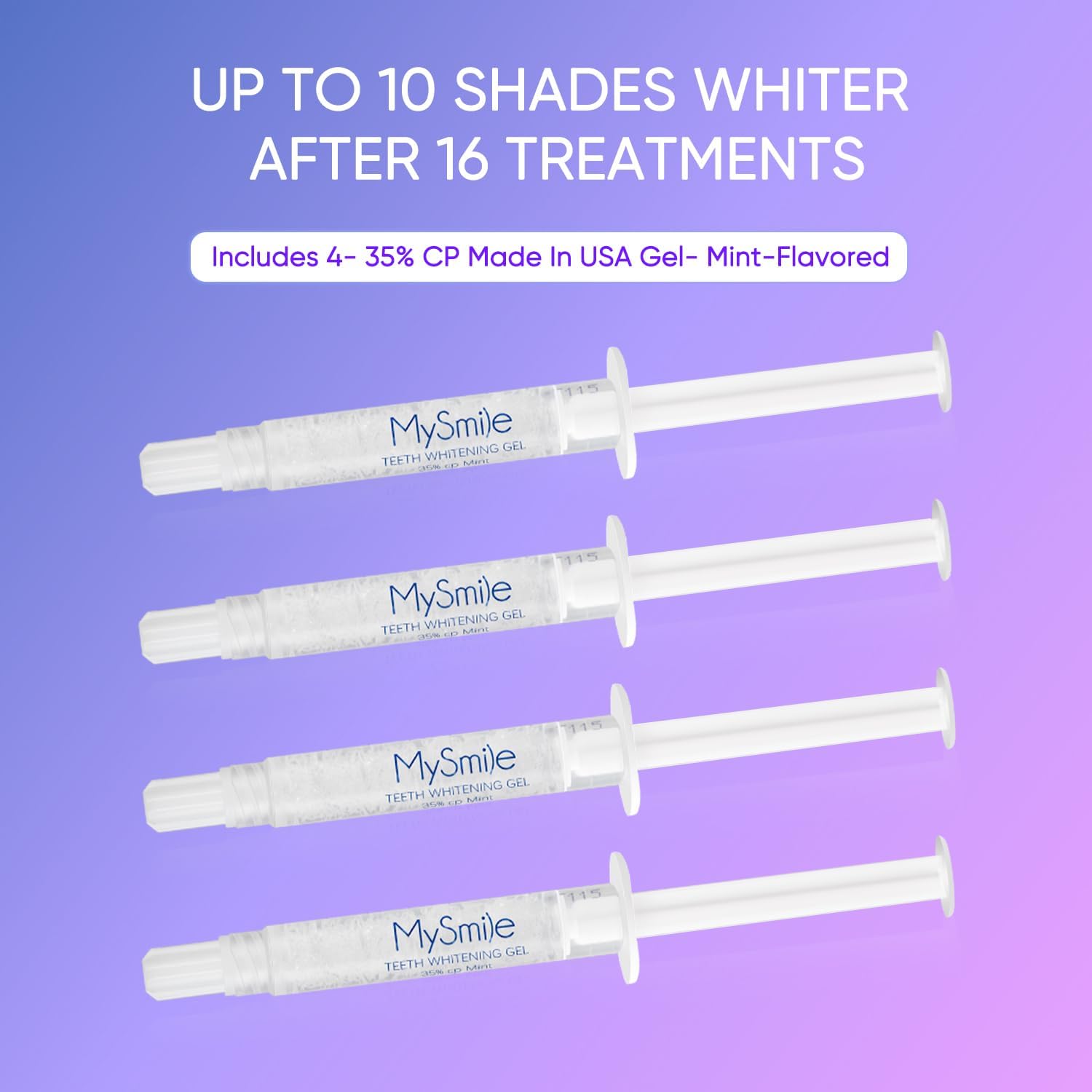 MySmile Deluxe 10 Min Teeth Whitening Kit – 28 LED, 35% Carbamide Peroxide