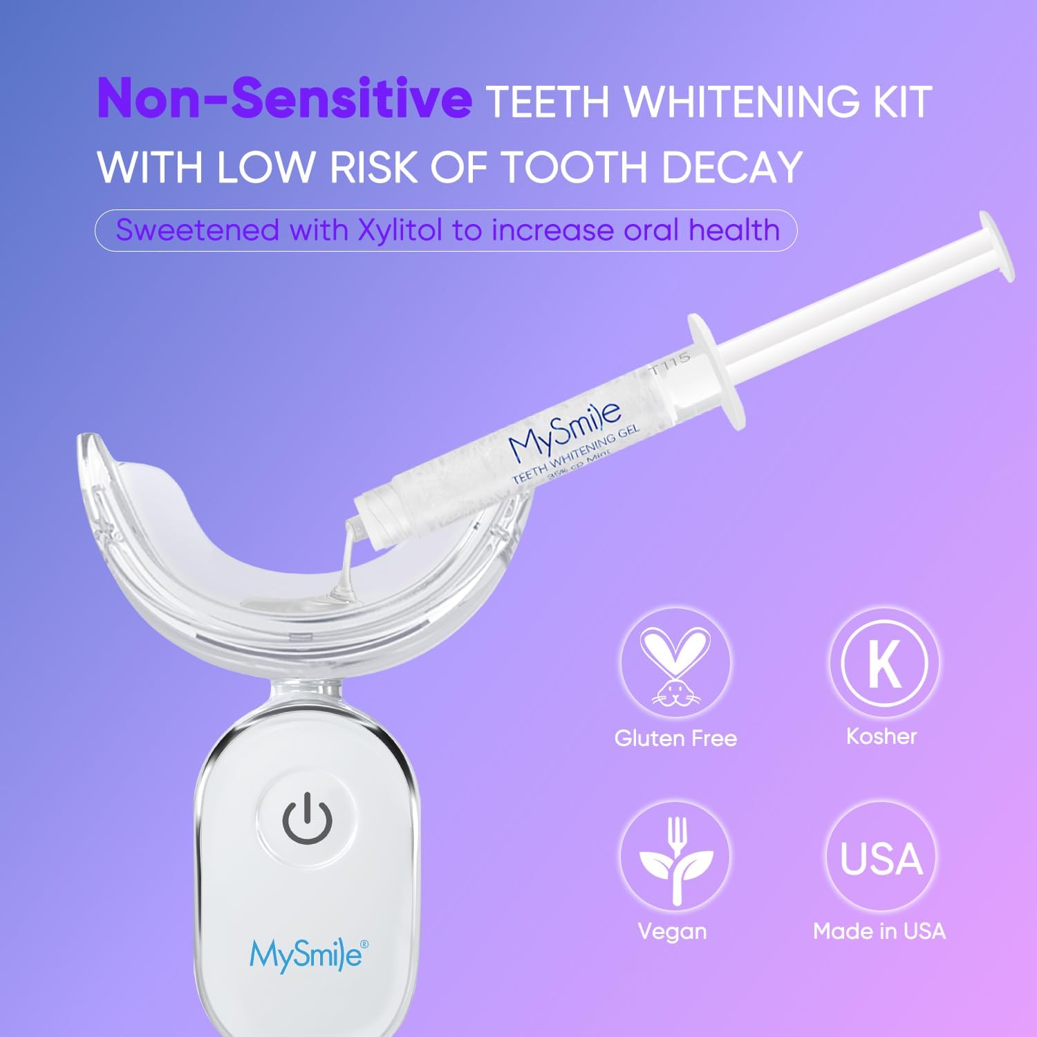 MySmile Deluxe 10 Min Teeth Whitening Kit – 28 LED, 35% Carbamide Peroxide