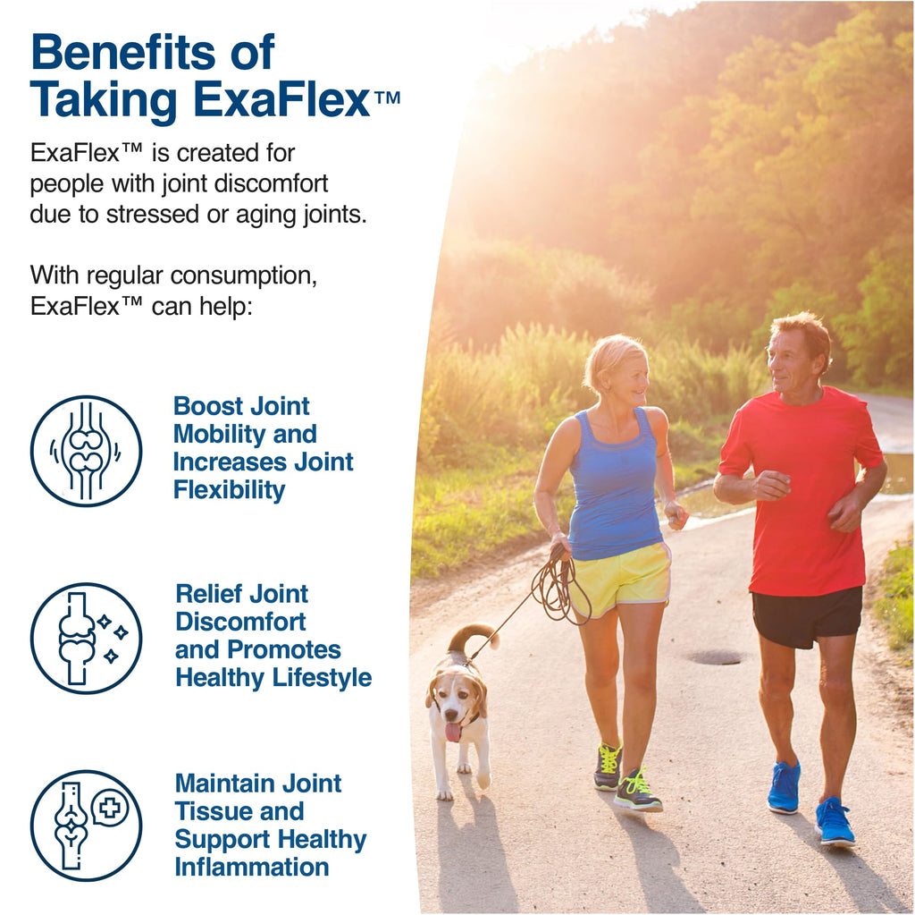N-Labs ExaFlex Glucosamine Chondroitin MSM Capsules | Joint Support – Made in USA