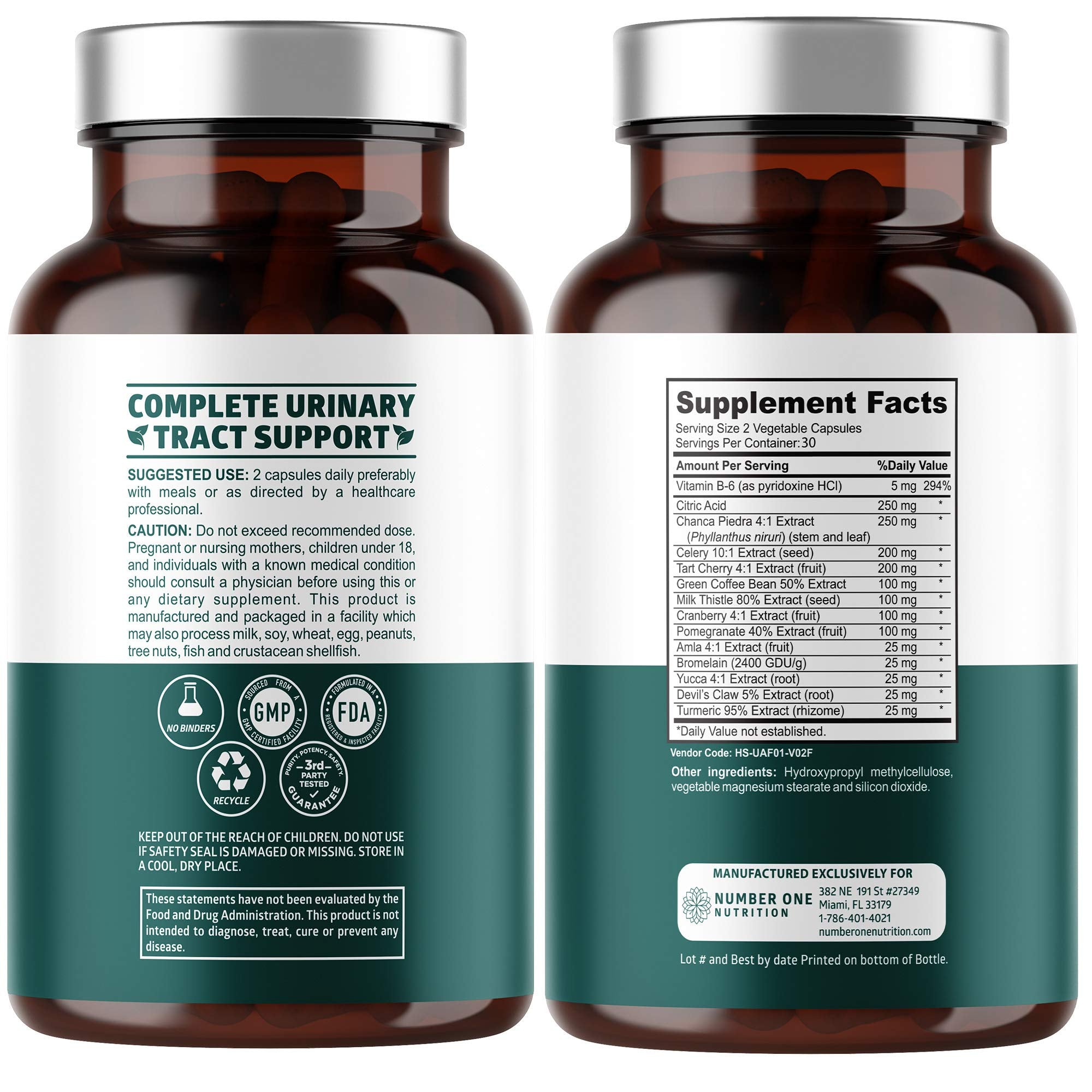 N1N Premium Uric Acid Support Supplement – 14x Potent Herbs, All Natural Kidney & Uric Acid Cleanse