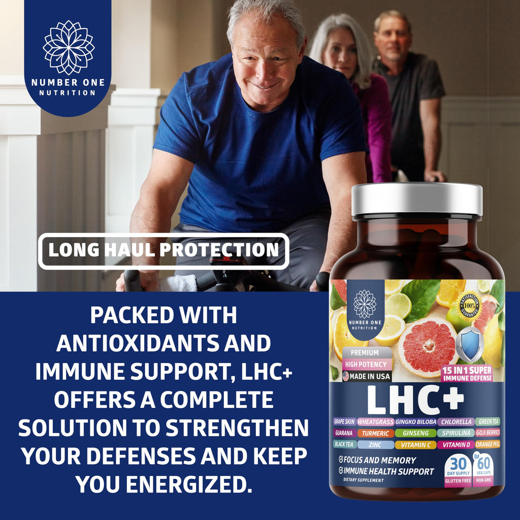 N1N LHC+ 15-in-1 Immune Support Supplement | 60 Veg Caps