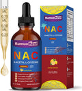 NAC 1000mg Drops with Quercetin & Zinc – N-Acetyl Cysteine Liquid (2 fl oz) for Adults & Kids