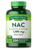 Nature's Truth NAC 1200mg N-Acetyl Cysteine - 200 Caps | Non-GMO, Gluten Free