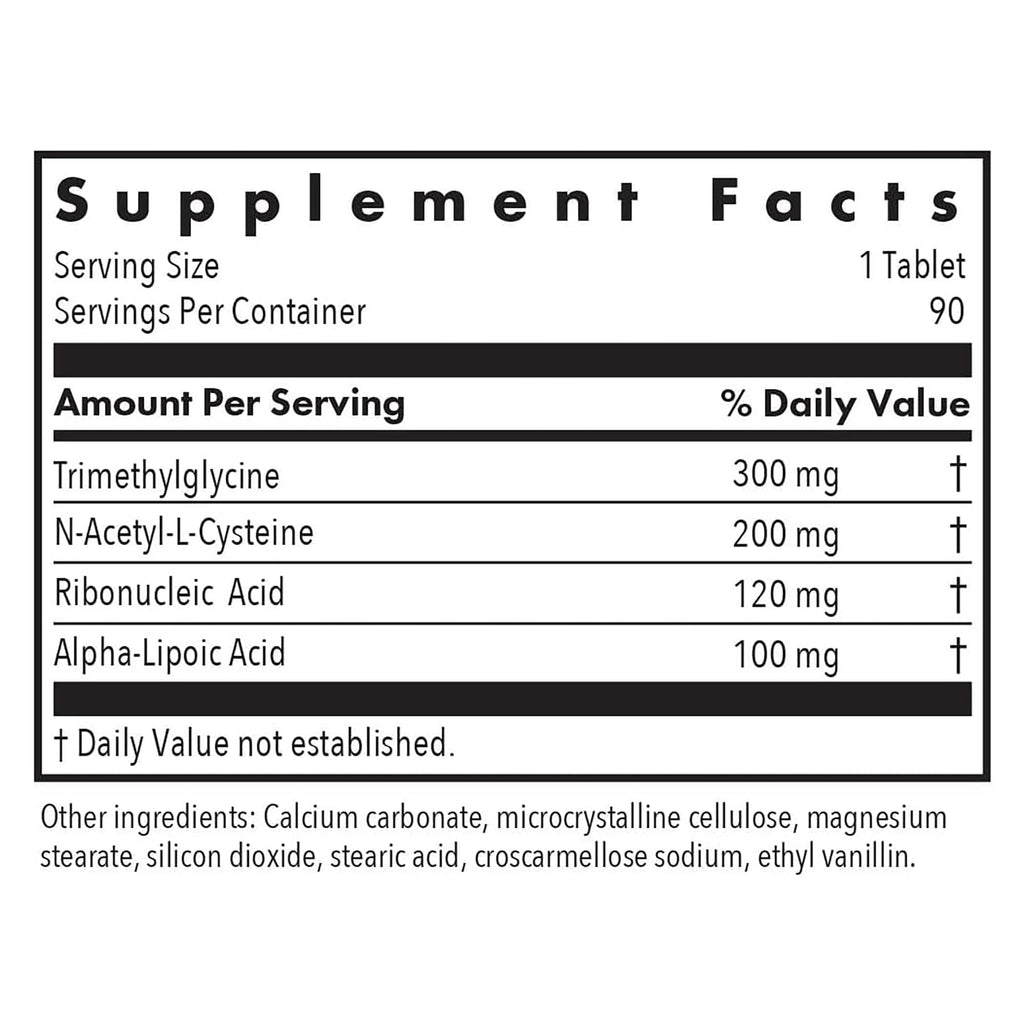 Allergy Research Group NAC Enhanced – N-Acetyl-L-Cysteine for Glutathione & Immune Support (90 Count)