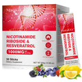 NAD+ Liquid Supplement 1000mg – Nicotinamide Riboside, Resveratrol & PQQ | 30 Packs