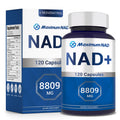 NAD+ Supplement 8,809mg with Liposomal NAD & Resveratrol – 120 Capsules for Cellular Health, Stamina & Healthy Aging | Vegan & Gluten-Free