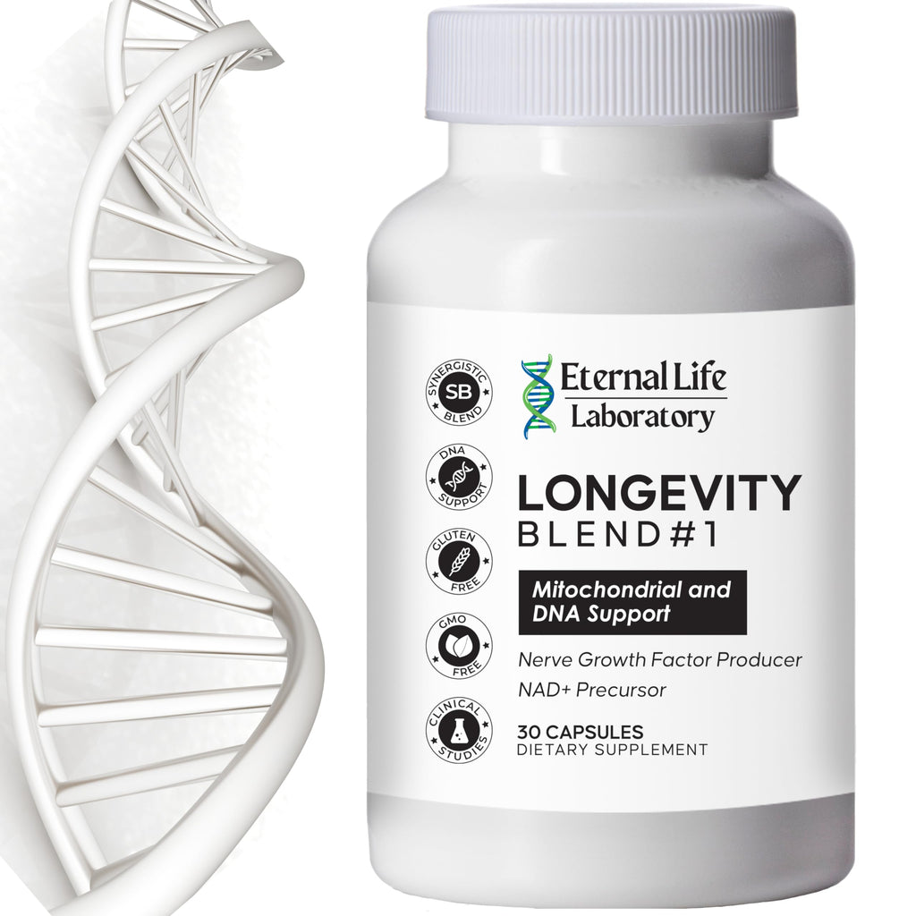 NAD+ Supplement with CoQ10, NR, PQQ & Shilajit – Anti-Aging Longevity Blend (30 Veggie Capsules)