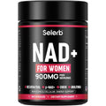 NAD+ Supplement for Women – β-NAD+ NMN Alternative with Trans-Resveratrol, CoQ10, D-Ribose | 60 Capsules Advanced