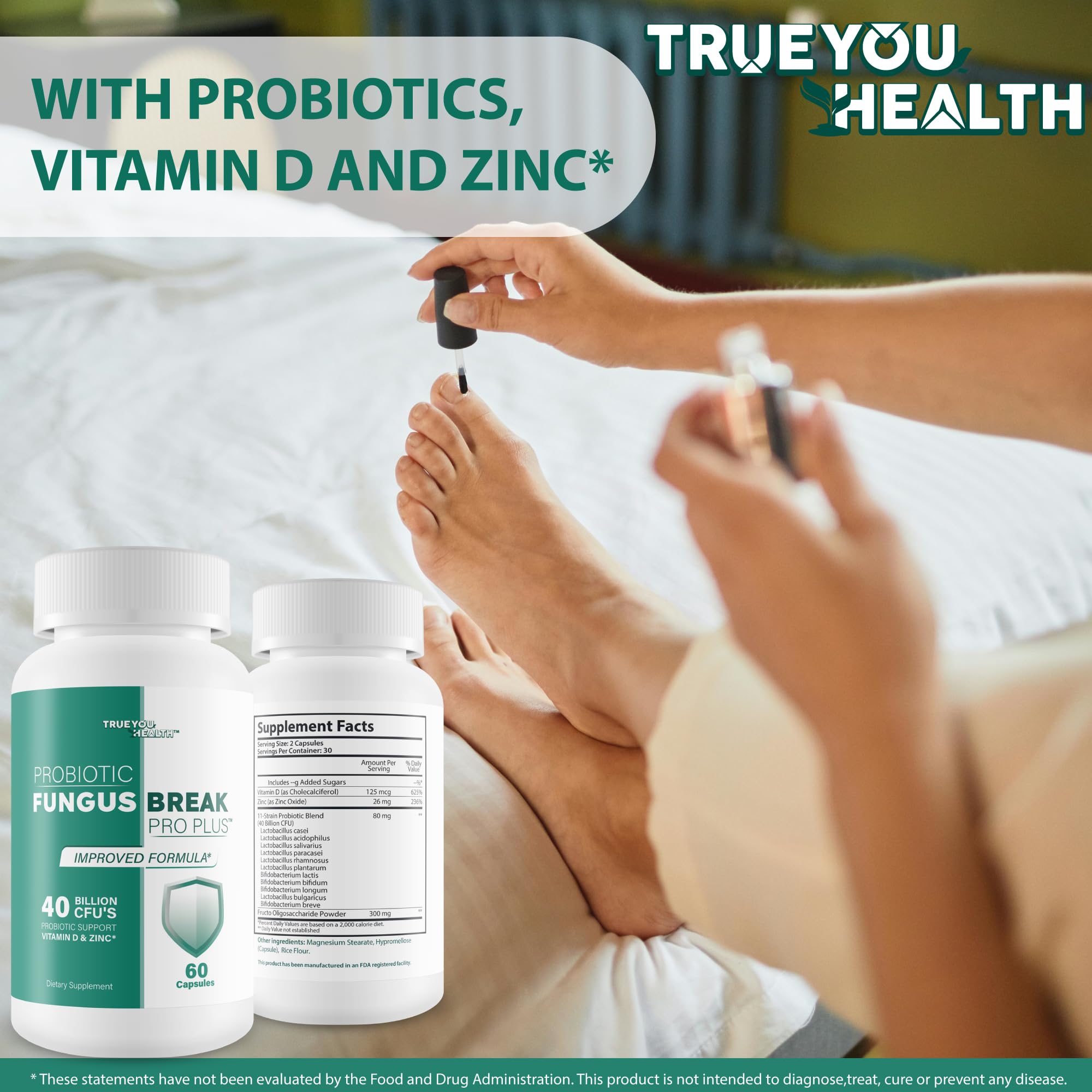 Probiotic Fungus Break Pro Plus - Nail Fungus Probiotics & Treatment