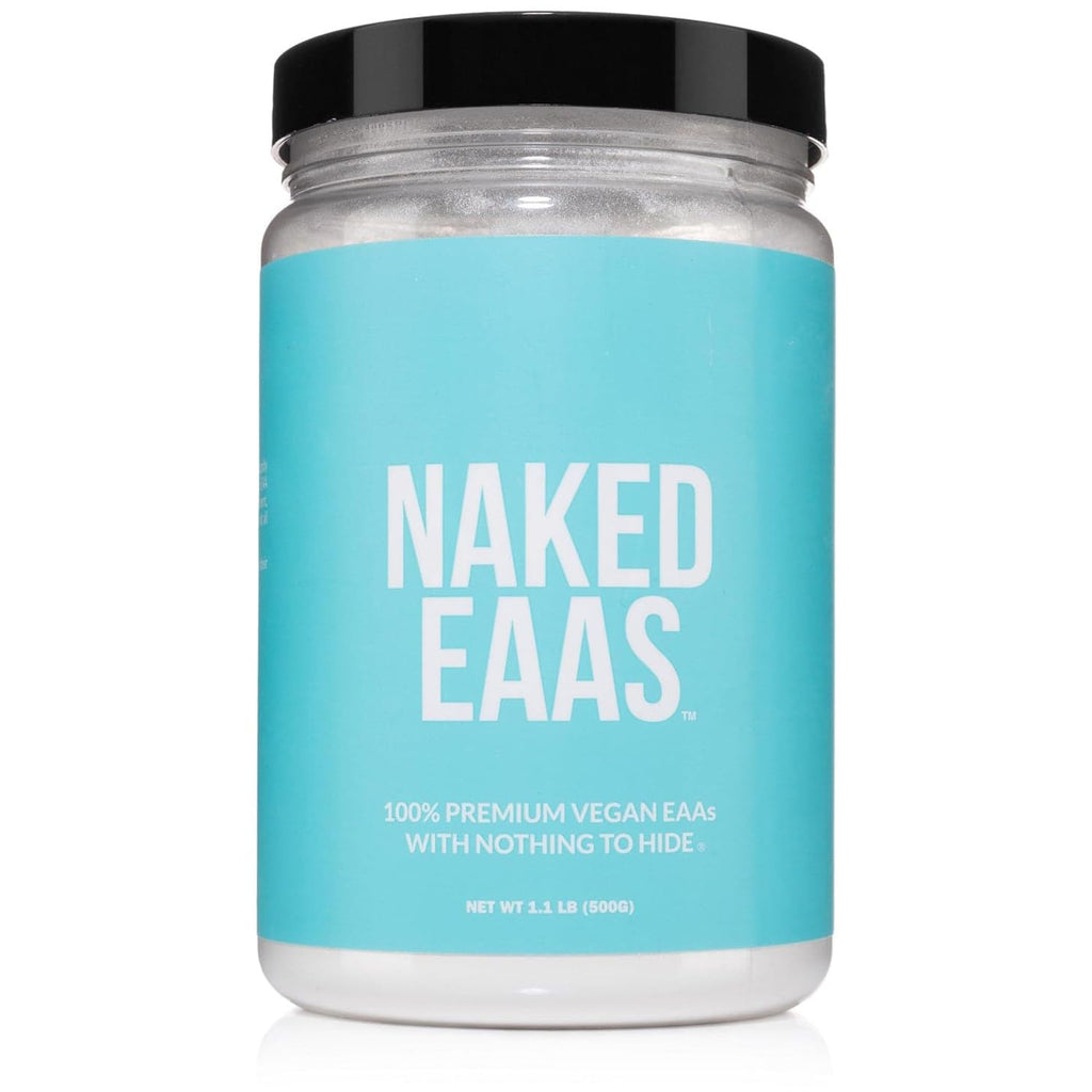 NAKED EAAs Amino Acids Powder – 50 Servings, Vegan, Unflavored, 500 g | Instantized All-Natural Essential Amino Acids