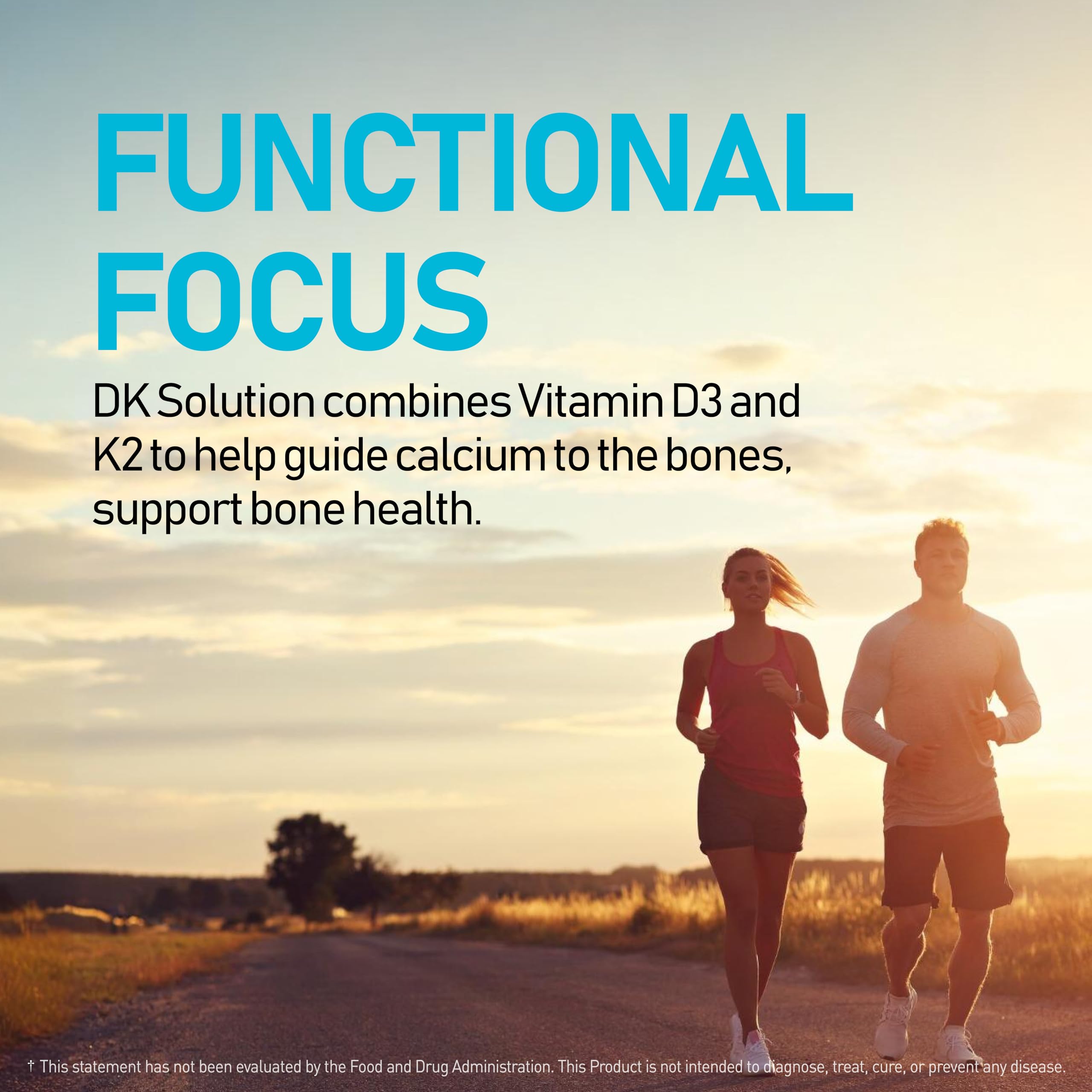 NANOWELL DK Solution 120 Softgels x 2 Bottles – Vitamin D3 + K Complex for Bone, Teeth, Muscle Health & Immune Support (240 Count)
