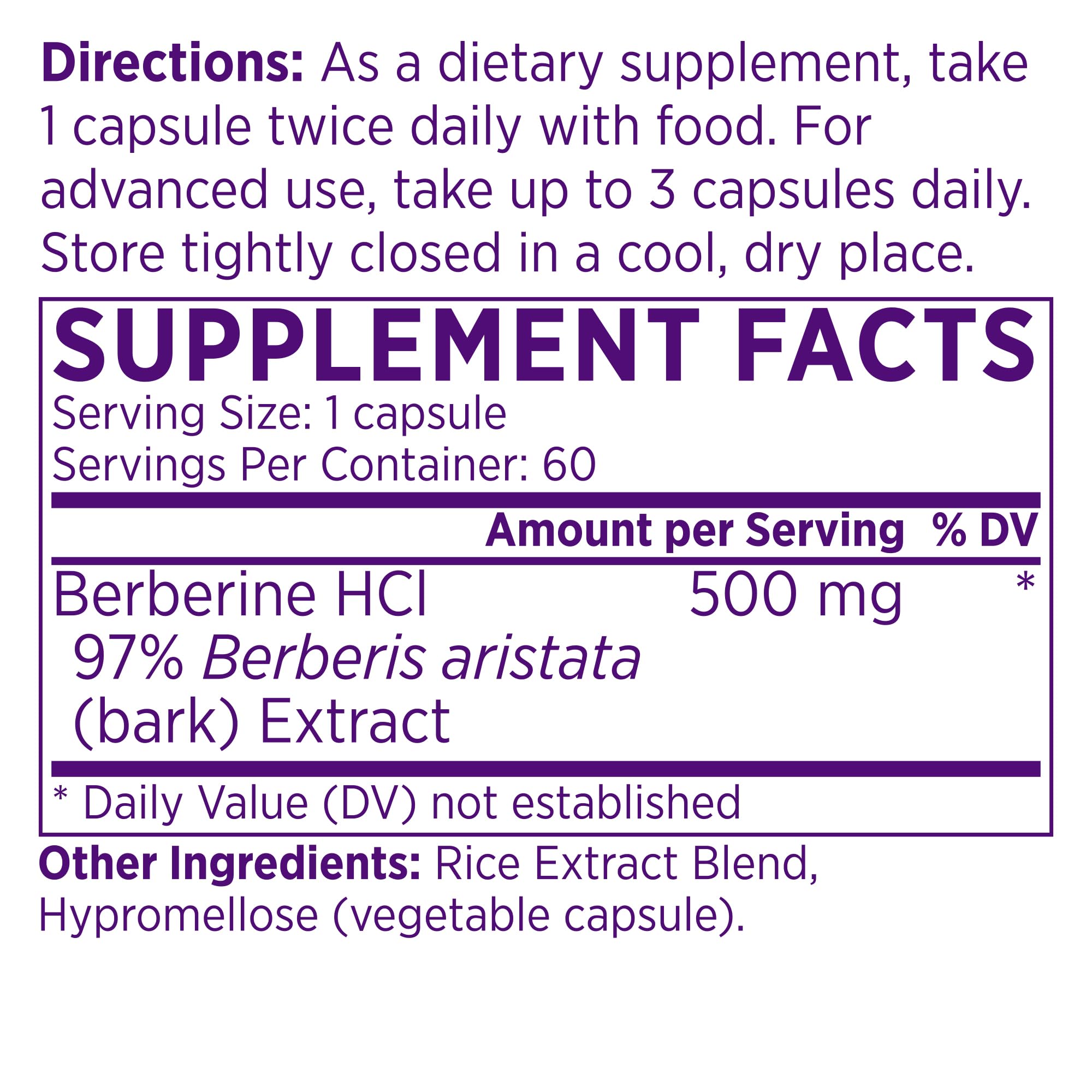 NAOMI Himalayan Berberine 500mg – Blood Sugar & Metabolic Support