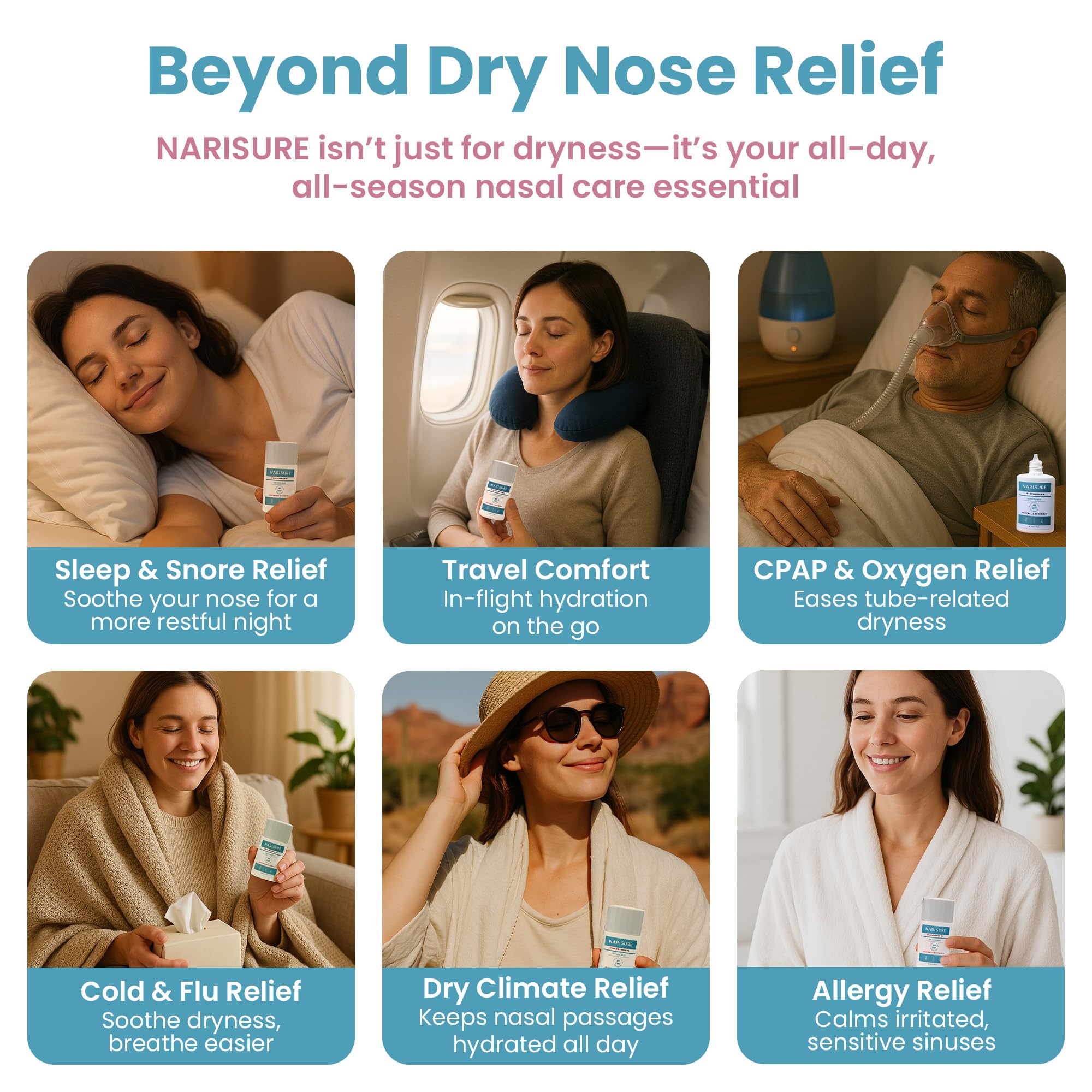 Narisure Dry Nose Relief Oil – Doctor-Developed Nasal Moisturizer